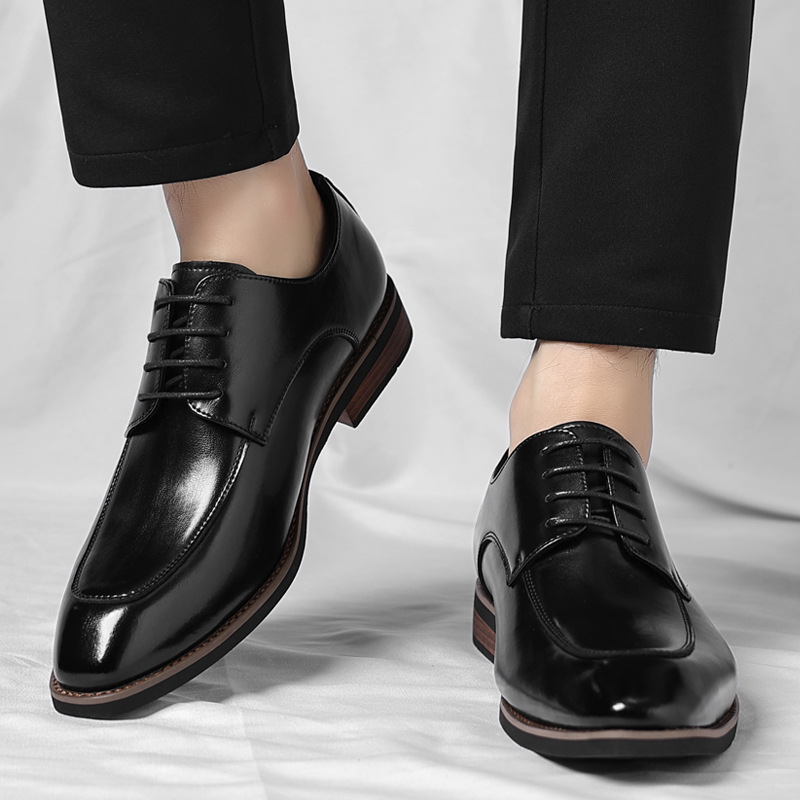 Zapatos Oxford de Piel Hombre Cordones Vestir