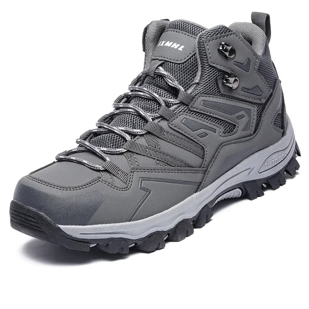 Botas de Trekking Hombre Caña Media Suela Gruesa