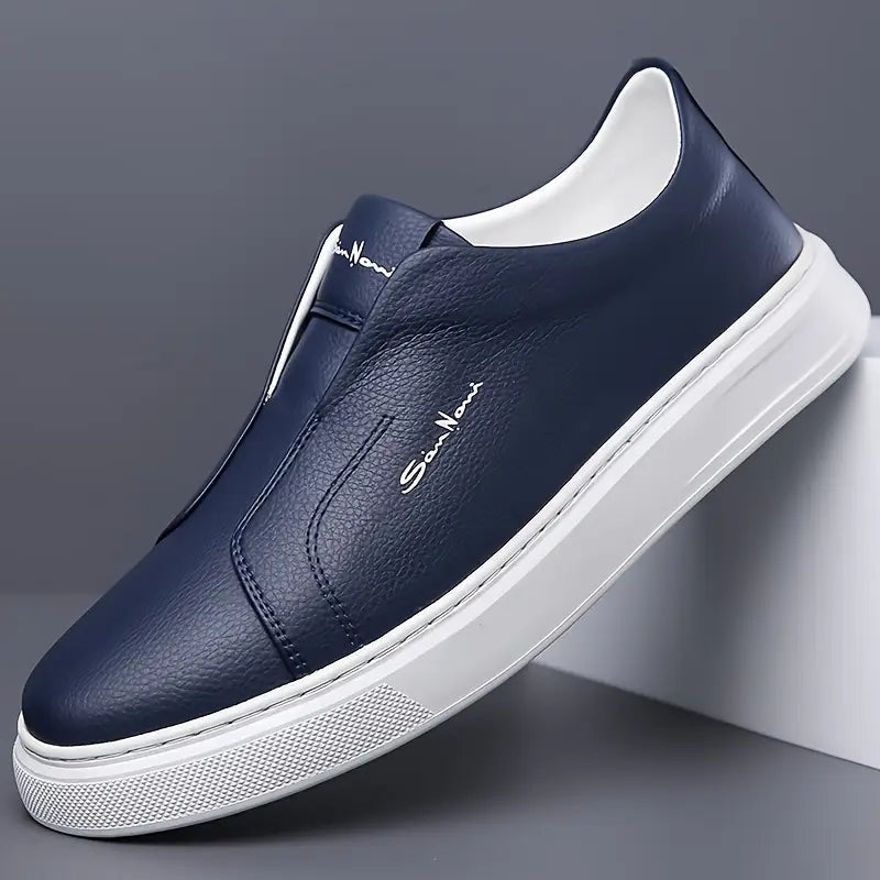 Zapatillas Slip-On de Piel Vegana Hombre Casual