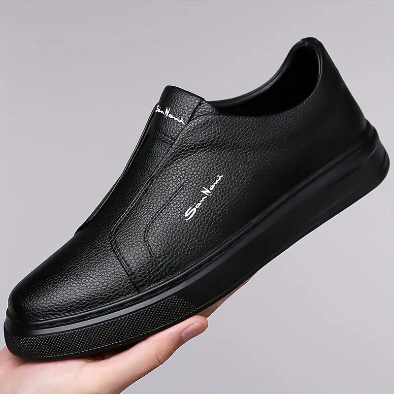 Zapatillas Slip-On de Piel Vegana Hombre Casual