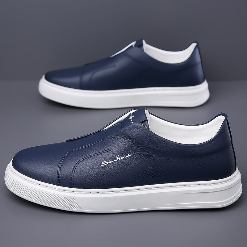 Zapatillas Slip-On de Piel Vegana Hombre Casual