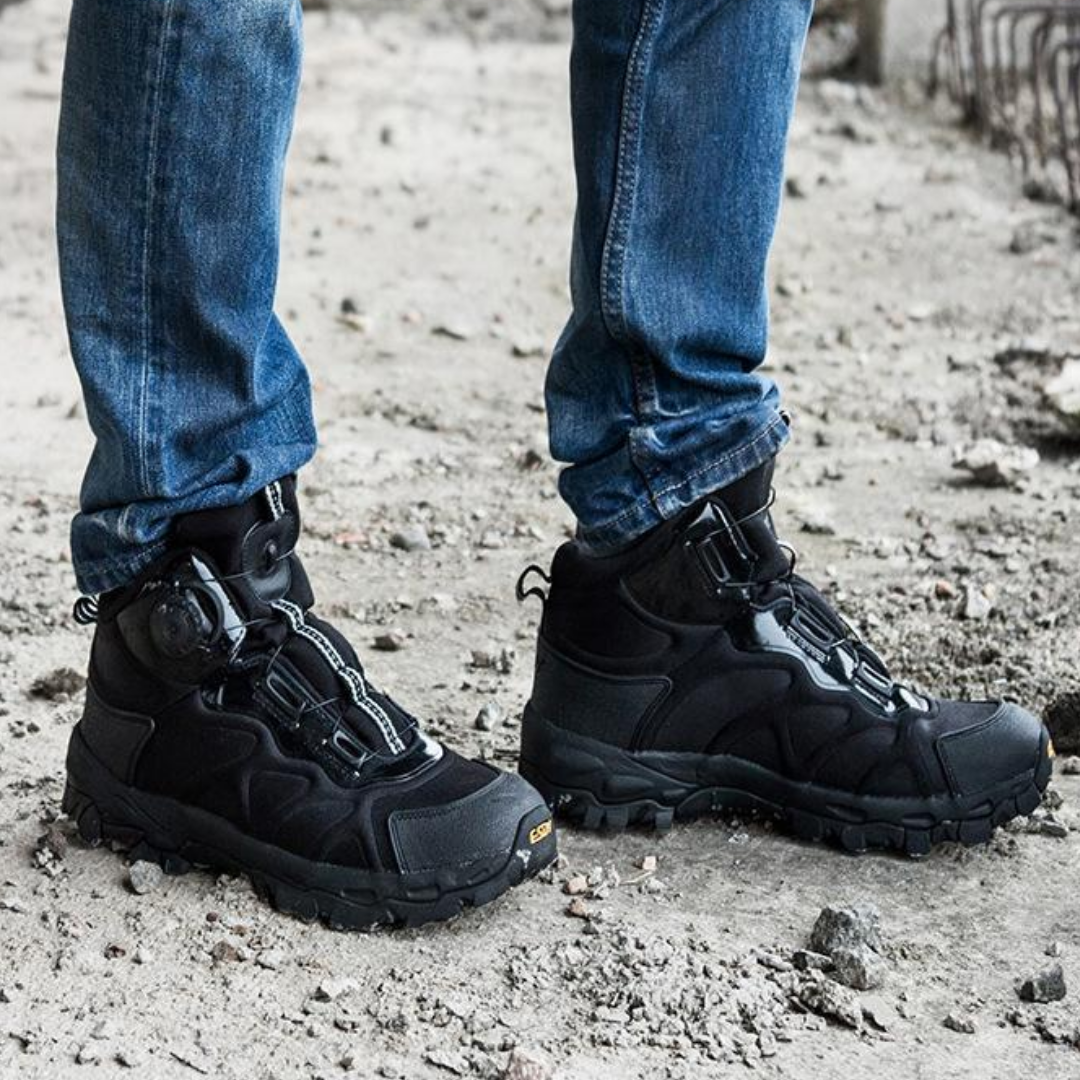 Botas de Senderismo Tácticas Hombre Cierre Giratorio