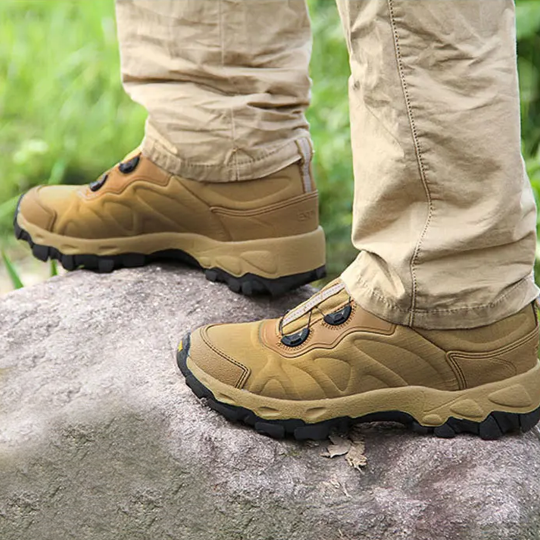 Botas de Senderismo Tácticas Hombre Cierre Giratorio