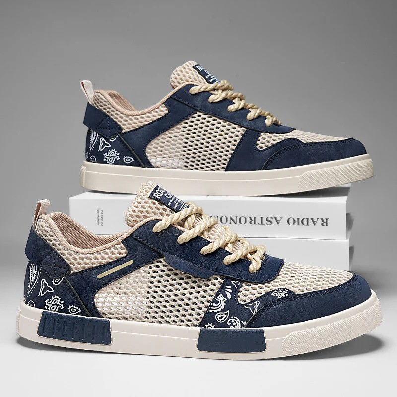 Zapatillas Chunky Hombre Malla Transpirable Streetwear