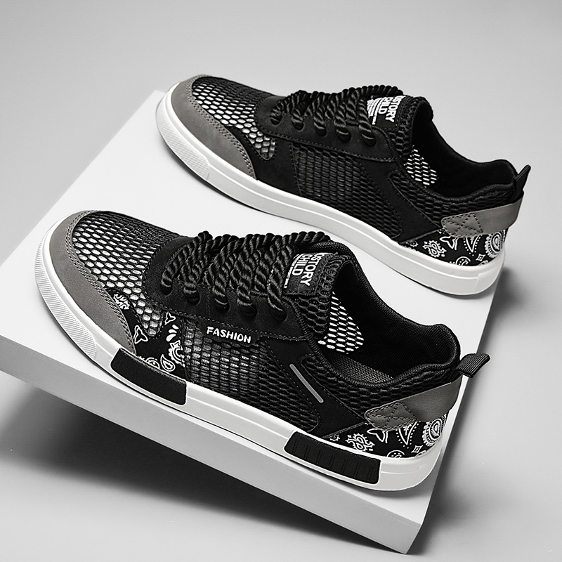 Zapatillas Chunky Hombre Malla Transpirable Streetwear