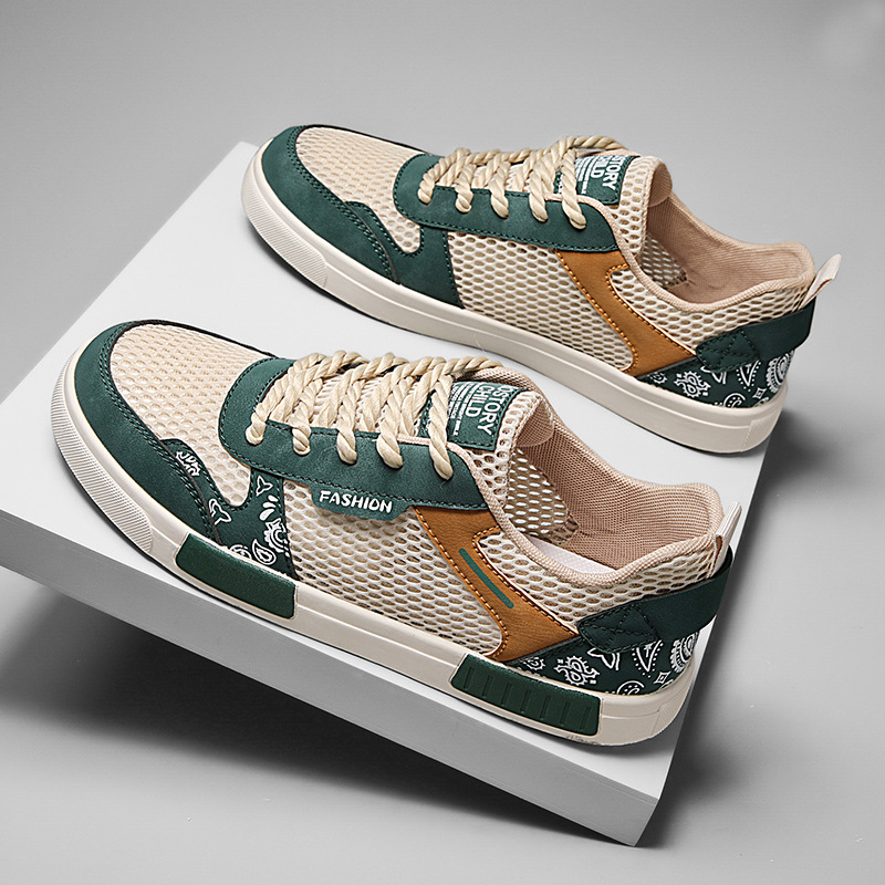 Zapatillas Chunky Hombre Malla Transpirable Streetwear