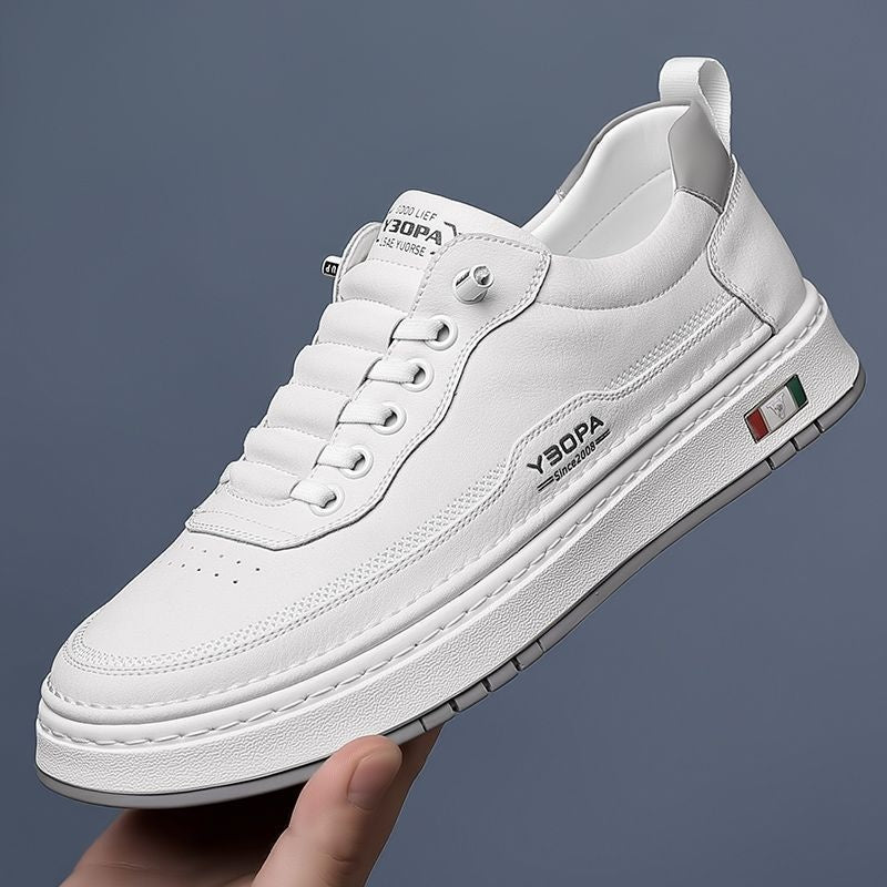 Zapatillas Casual de Piel Hombre Suela Acolchada