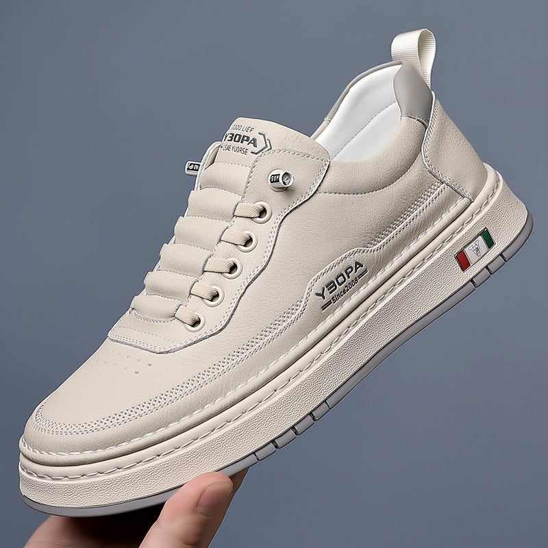 Zapatillas Casual de Piel Hombre Suela Acolchada
