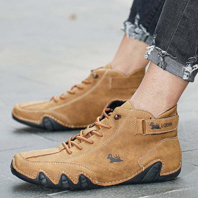 Botines Chukka de Ante Hombre Cordones