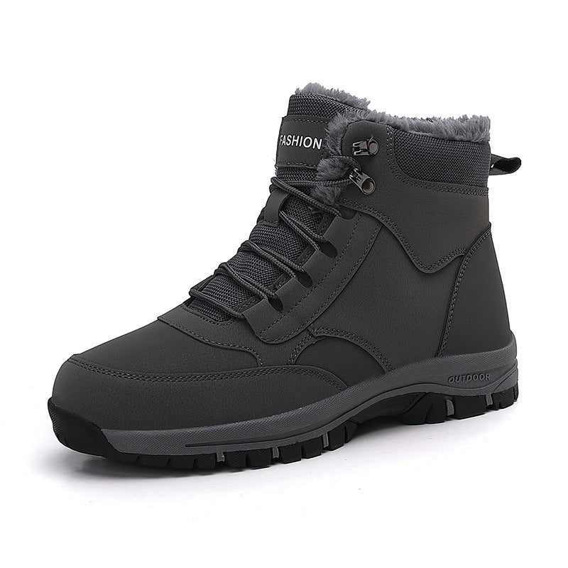 Botas de Nieve Hombre Forro Sherpa Suela Outdoor
